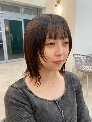 ミディアム 似合わせヘア 💇🏻‍♀/マリアのヘアスタイル