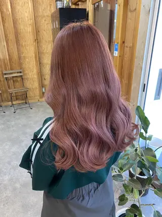 セミロング 💕モテベージュ 🧡NANAKO🧡のヘアスタイル