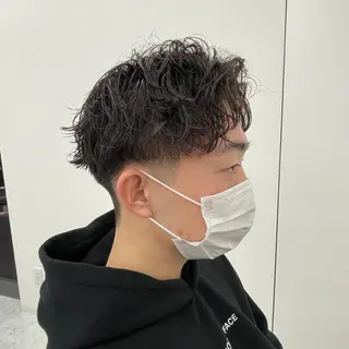 ショート カラー パーマ ヘアアレンジ メンズ 🔷横浜/メンズ TAKUMI🔷のヘアスタイル