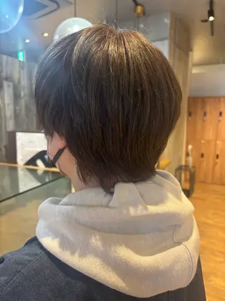 ショート 🎀ワンレンボブ🎀 ワンカラー　あゆみのヘアスタイル