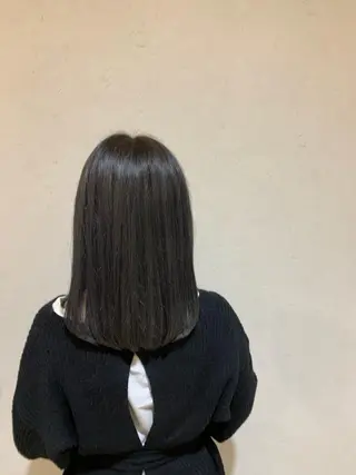 ミディアム カラー 💎髪質改善/縮毛 矯正💎メンズパーマのヘアスタイル