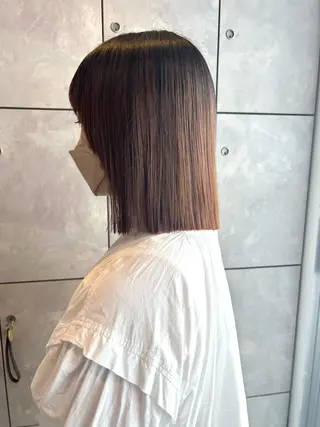 ミディアム カラー ヘアアレンジ 🌈インナーカラー ‘ショウマ’🌈のヘアスタイル
