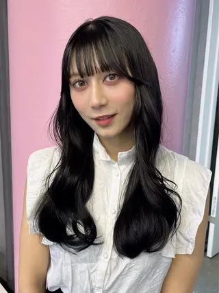 ロング 透明感/グレージュ /韓国レイヤー🪽のヘアスタイル