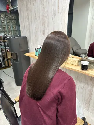 ロング カラー 鈴木 悠平のヘアスタイル