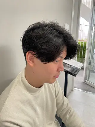 パーマ メンズ メンズモテパーマ💙 fuwaのヘアスタイル
