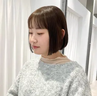 ミディアム カラー ベージュ🤎透明感 カラー🤎anriのヘアスタイル
