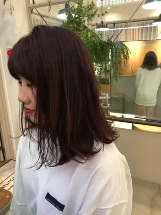 ミディアム カラー 🟩くすみカラー/ボ ブ/ショート/大司のヘアスタイル