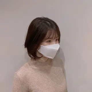 ショート パーソナルカラー lapiax阿部のヘアスタイル