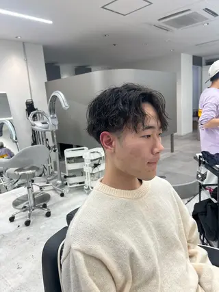 メンズ メンズカット 鈴木ルナのヘアスタイル