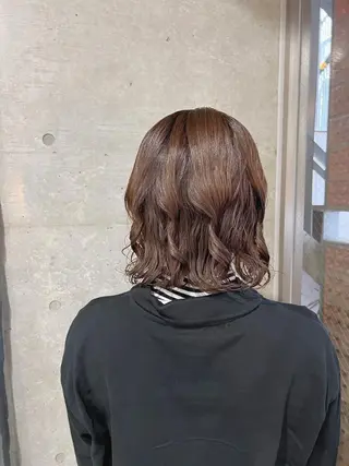 パーマ ボブパーマコテ巻き風 パーマNo1深江秀平のヘアスタイル