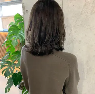 ミディアム カラー ヘアアレンジ Aloa透明感ヘア ♡kanami♡のヘアスタイル