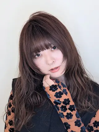 ロング カラー 小川 健治✨のヘアスタイル