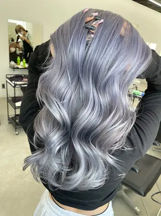 カラー 名古屋栄/ 複雑履歴   リカのヘアスタイル