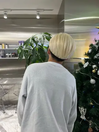 ショート カラー メンズ 平野 優奈のヘアスタイル
