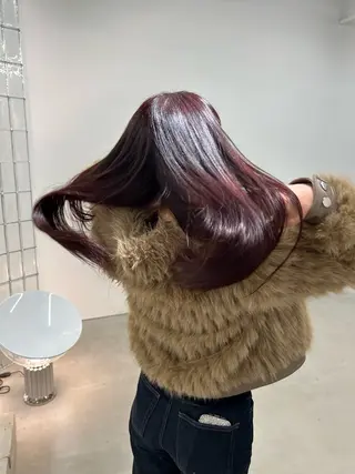 カラー 透明感艶カラー/ リュウジンキョウカのヘアスタイル