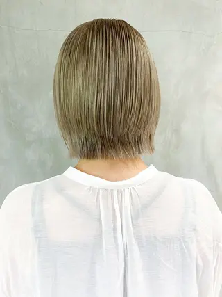 ミディアム ITbyALBUM 松戸のヘアスタイル