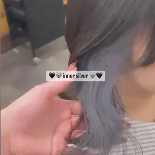 ミディアム カラー 𝐑𝐢𝐤𝐚 ໒꒱♡のヘアスタイル