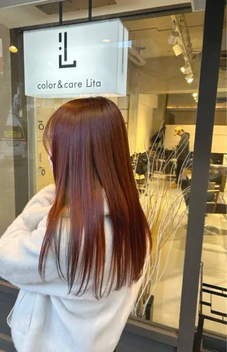 セミロング カラーアンドケアリタ kitamuuuのヘアスタイル