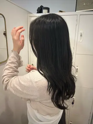 セミロング カラー ボブ/レイヤー ナカミネアキナのヘアスタイル