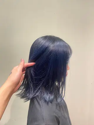 ミディアム カラー 竹田 佳奈のヘアスタイル