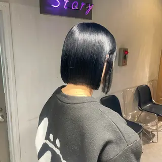 ショート カラー 🦋ハイトーンボブ ショート🦋トシキのヘアスタイル