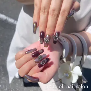 ネイル ハイビスカス ネイルサロンのネイルデザイン