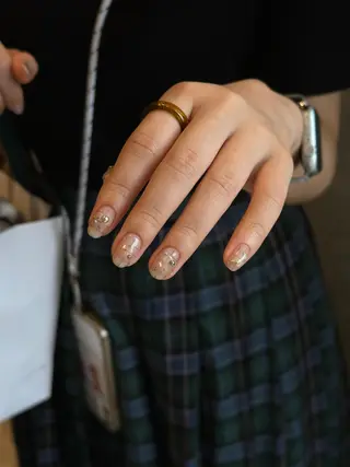 ショート カラー パーマ ヘアアレンジ メンズ キッズ ネイル マツエク・マツパ アイブロウ ar. harajukuのネイルデザイン