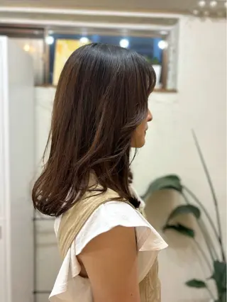 セミロング ayano🫧 《CIEN》のヘアスタイル