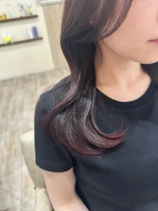 セミロング カラー 新越谷/韓国風/艶髪 miyuのヘアスタイル