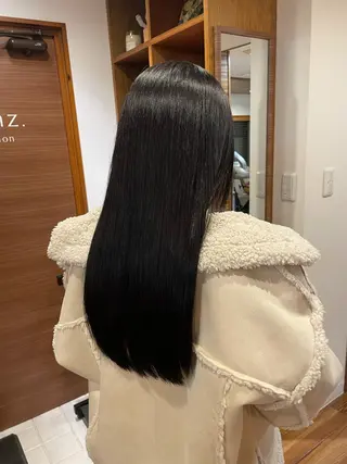 ロング カラー スガハラ アンナのヘアスタイル