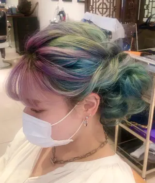 ロング ヘアアレンジ Ofhair 柴田咲喜のエステ・リラクイメージ