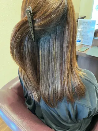 ミディアム 松崎 崇のヘアスタイル