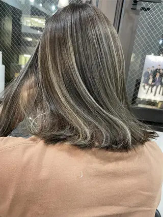ミディアム カラー 北間 寛哉のヘアスタイル