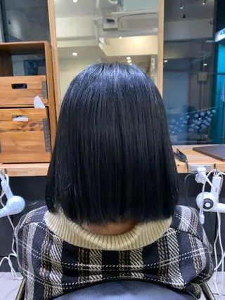 ミディアム カラー パーマ ネイル マツエク・マツパ Sia中野新橋 『JUNYA』のヘアスタイル
