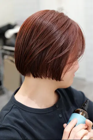 ショート バレイヤージュモデル 募集👒ヨンスクのヘアスタイル