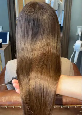 ロング 比嘉 翼のヘアスタイル