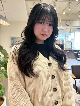 ロング SIKI yuuna レイヤーカット🪽のヘアスタイル