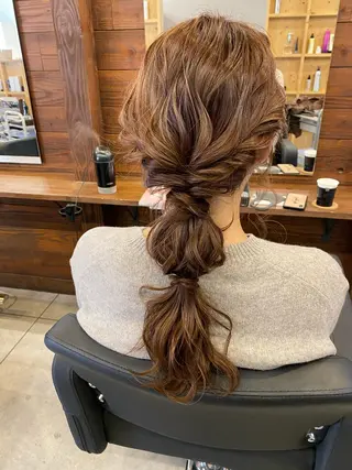 ヘアアレンジ 青木 みなのヘアスタイル