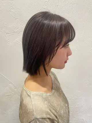 ミディアム カラー 赤み消し×透明感 /🌙suwa🌙のヘアスタイル
