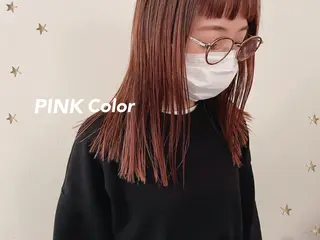 セミロング カラー 市川 千夏のヘアスタイル
