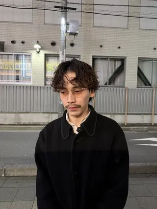 パーマ メンズ 大阪茶屋町 メンズカット関田拳のヘアスタイル