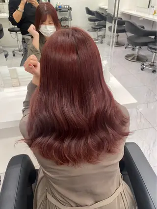 ロング まろっと艶感ブラウン ベージュ🤍まなかのヘアスタイル