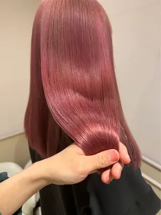 ロング カラー レイヤーカット/ 縮毛矯正🇰🇷早坂のヘアスタイル