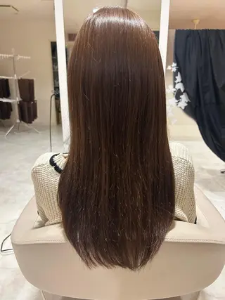 ロング カラー RayField かおるのヘアスタイル