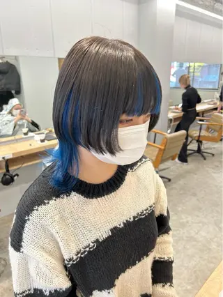 ショート SAEKI【ior 】北千住店ブリーチのヘアスタイル