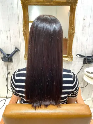 ロング re view 横山瑞稀のヘアスタイル
