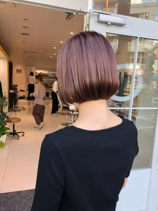 ミディアム カラー ウルフカット ハッシュカット/七海のヘアスタイル