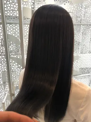 セミロング カラー ヘアアレンジ スズキジュンペイ 銀座/髪質改善のヘアスタイル