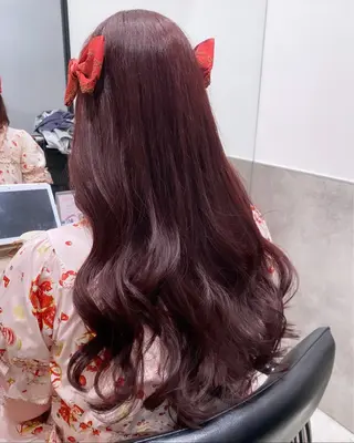 ロング カラー 💗ガーリーヘア🎀 saki💗のヘアスタイル