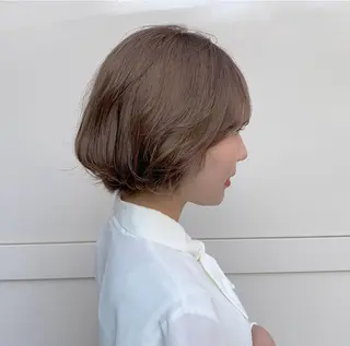 カラー MARU パーマ/レイヤーのヘアスタイル